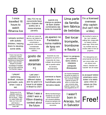 Growth Analytics - Fun Facts Bingo Card