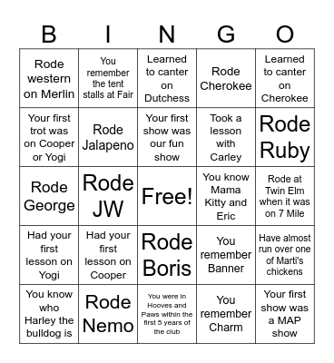 Twin Elm OG Bingo Card