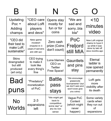 01/02 Bingo Card