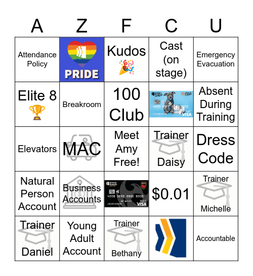 Arizona Financial Bingo Card