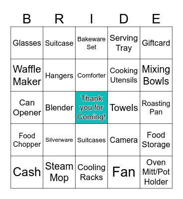 LET'S PLAY BINGO WITH THE Bingo Card