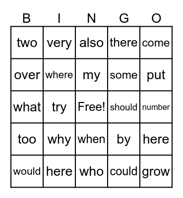 Happy Valentine's Day Bingo Card