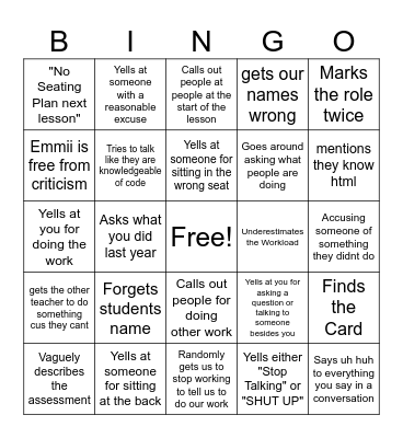 Davingo Bingo Card