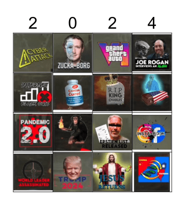 2024 bingo Card