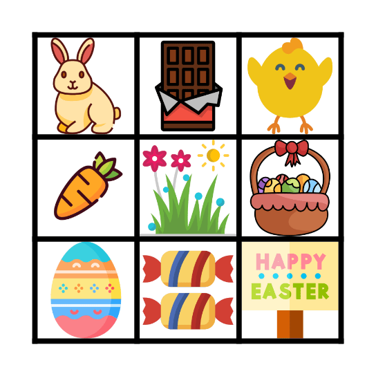 Easter Bingo Card