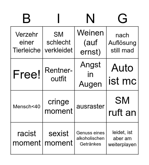 VSS-Bingo Card