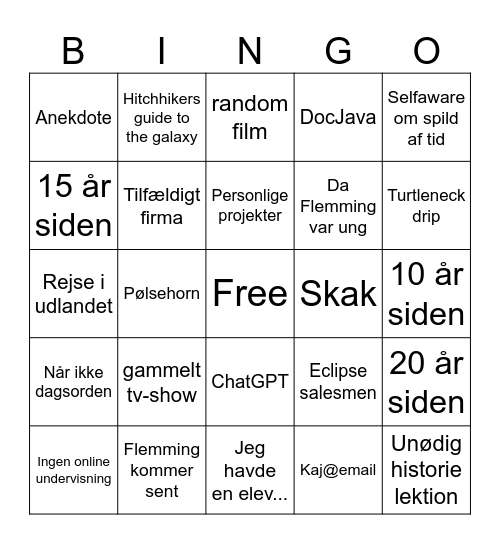 Flemmings-undervisning-BINGO Card