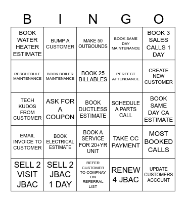 CSE BINGO Card