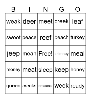 Unit 11: Review Bingo Card