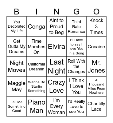 Bingo 19 Bingo Card