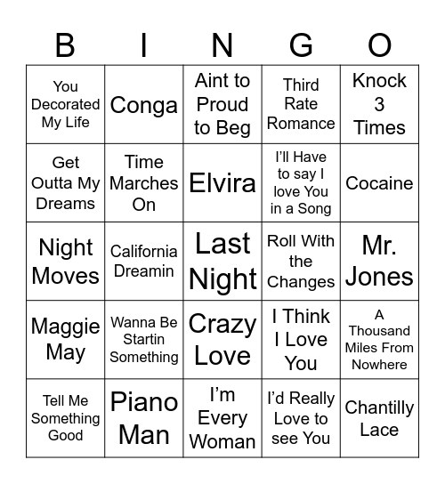 Bingo 19 Bingo Card