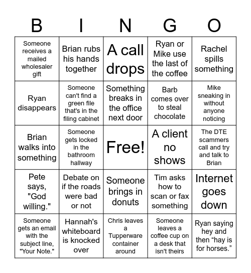 Growtrust Bingo Card