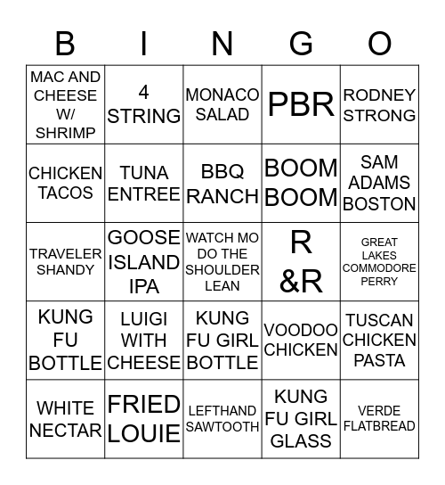 POLARIS BINGO Card