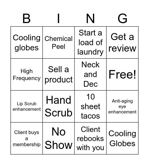 Esti Bingo Card