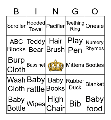 ROYAL  Bingo Card