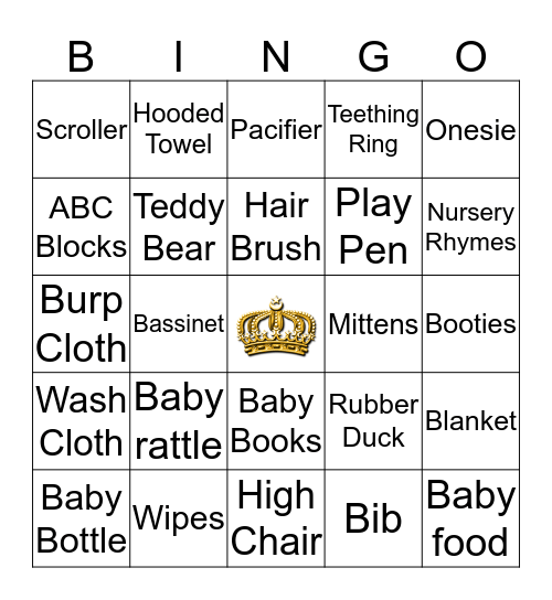 ROYAL  Bingo Card
