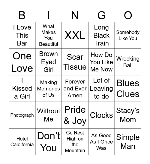 Bingo 126 Bingo Card