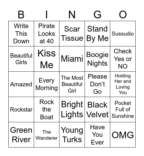 Bingo 273 Bingo Card