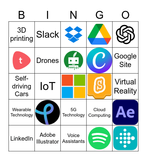 Tech & Talk Bingo Challenge Bingo Card