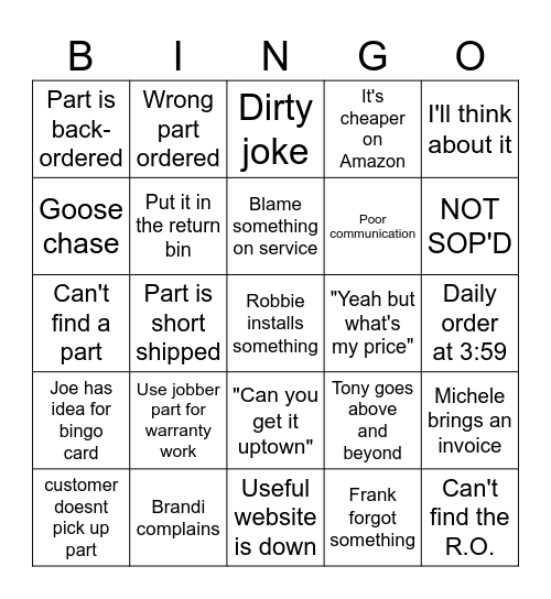 kesalahan ejaan Bingo Card