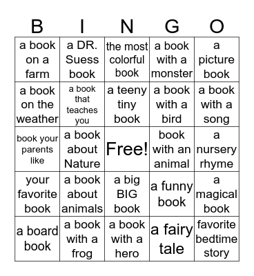 Alleghany County library 2016 Summer Reading Challenge Bingo Card