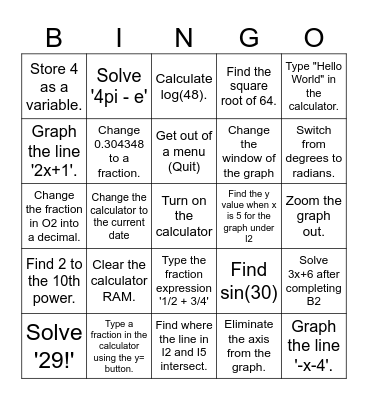 Find Someone Who Can... Bingo Card