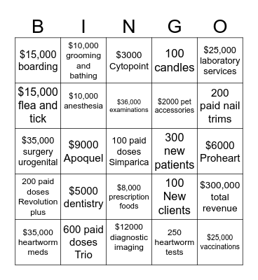 FEBRUARY Bingo Card