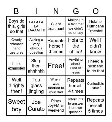 St. Louis Weekend Bingo Card