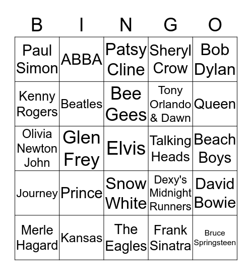 CHIP-IN Bingo Card