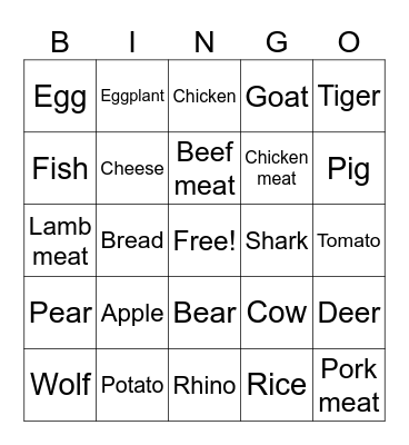 Hope Language Center Bingo Card