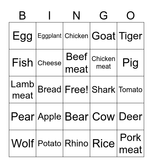 Hope Language Center Bingo Card