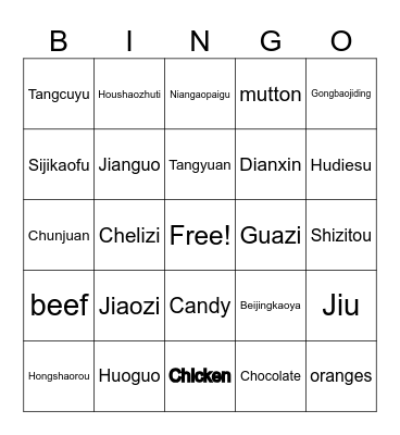 Win-WIN Bingo Card