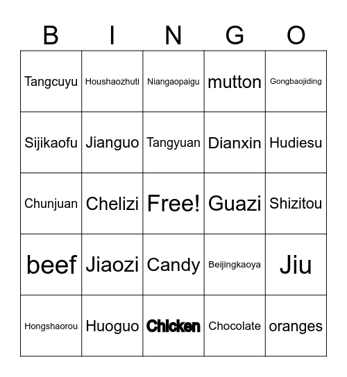 Win-WIN Bingo Card