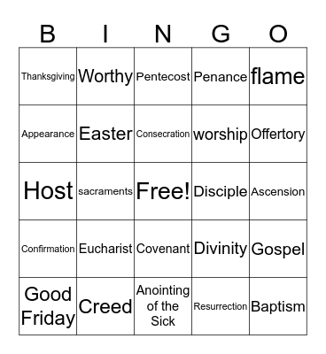 Unit 6 BINGO Card