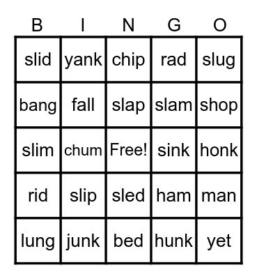 Double S BINGO Card