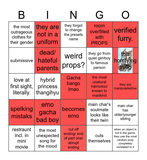 gacha bango Bingo Card