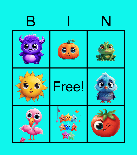 COLOR BINGO Card