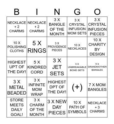 MOTHER'S DAY BINGO Card