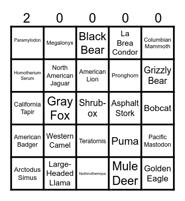 Ecos Playable Roster Prediction Bingo Card