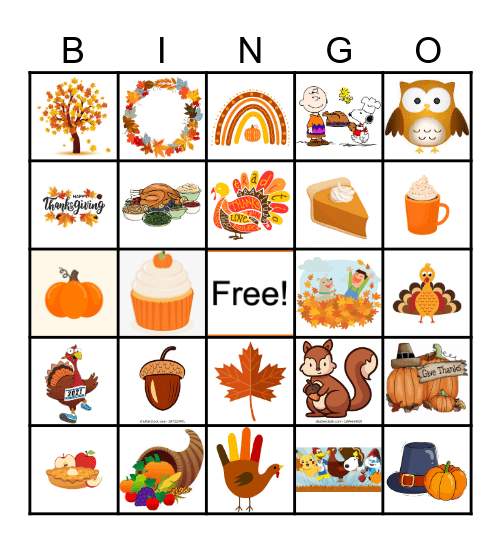 Ingram Micro Thanksgiving Bingo Card