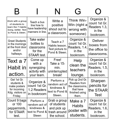 Tatom Mini-Lobo Olympics Bingo Card