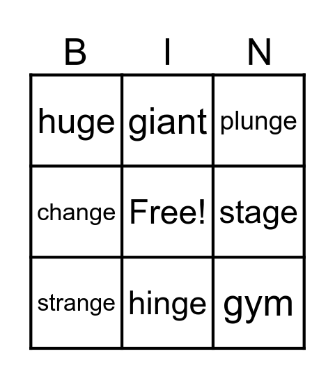 M6 W3 Structured Literacy Bingo Card