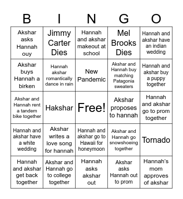 2024 Bingo Card