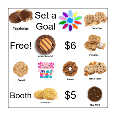 Cookie Bingo Card