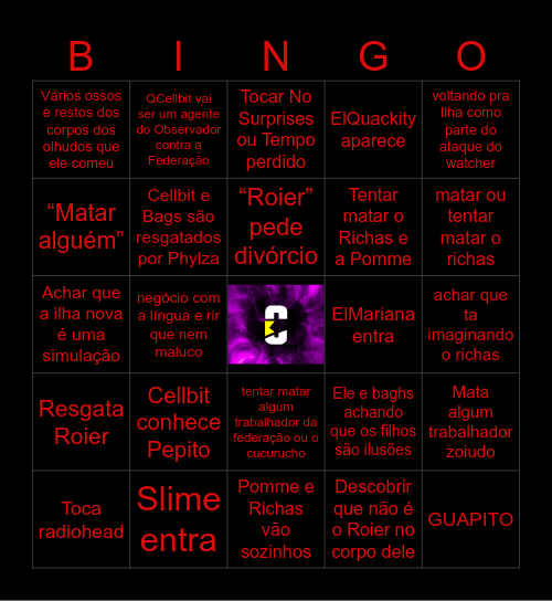 Retorno qCellbit Bingo Card