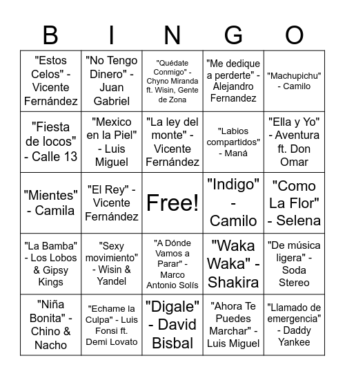 Cumpleaños Adriannys Bingo Card