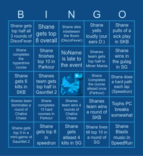 Pandora's Box 11 Bingo Card