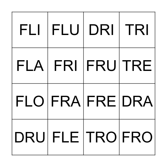 TRABABINGO Card
