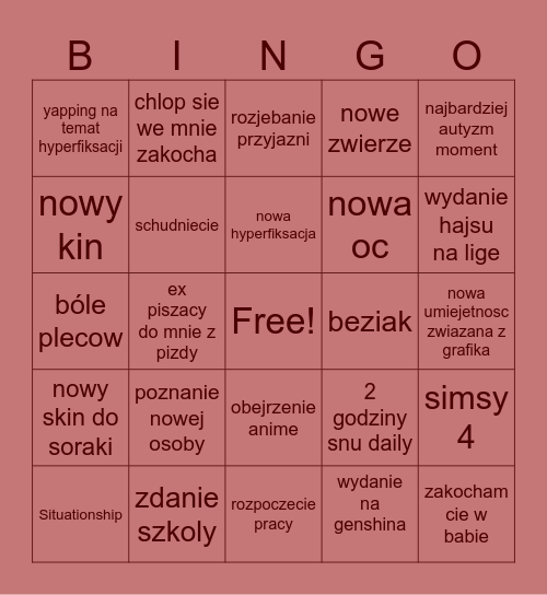 2024 bingo Eden Bingo Card