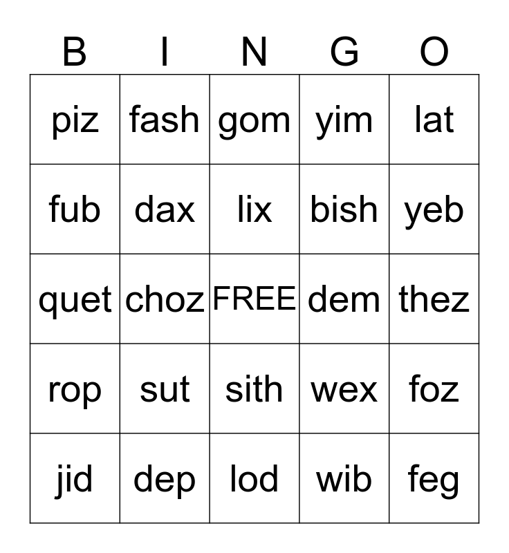 nonsense-words-bingo-card